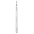SCALPEL HANDLE NO.4L, LONG STAINLESS STEEL