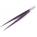 FORCEPS, S/STEEL, PTFE COATED, POINTED TIP, SMOOTH - 130mm