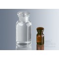 Bottles with round shoulder - Wide neck, clear glass