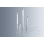 Culture medium tubes with aluminium screw caps - Made of borosilicate glass of the 1st hydrolytic class, with flat bottom