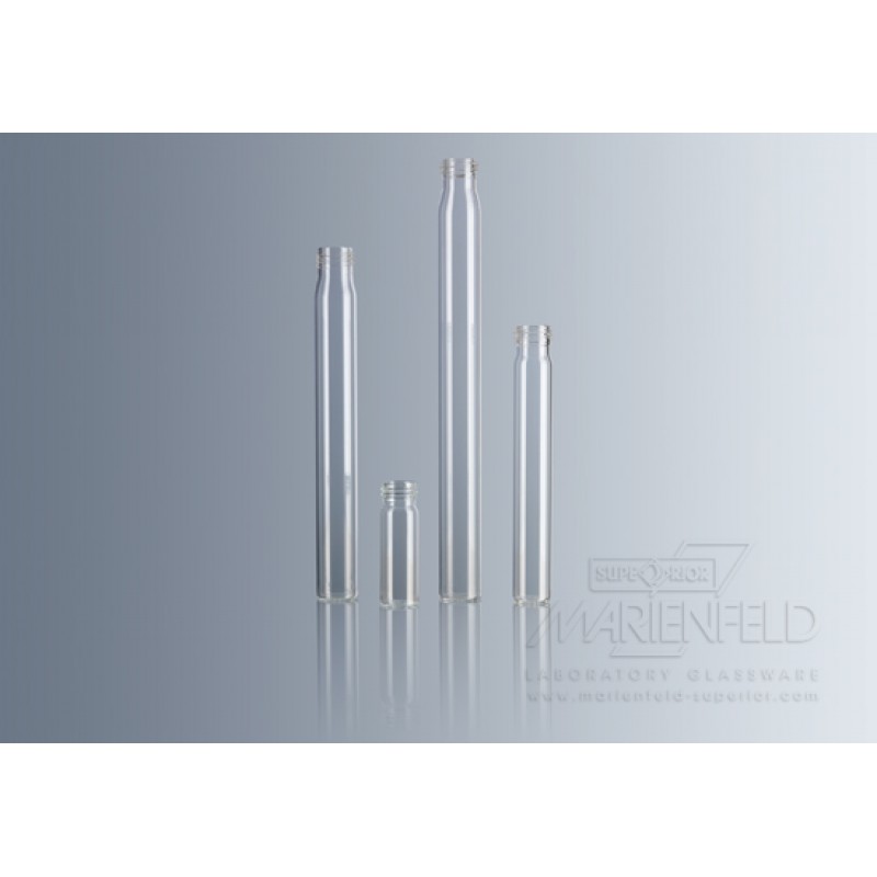 Culture Medium Tubes With Aluminium Screw Caps - Made Of Borosilicate 