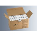 Microscope slides thickness approx. 1 mm - With 90° ground edges - 50 boxes in a watertight aluminium bag