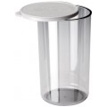 BEAKER WITH LID - WHITE