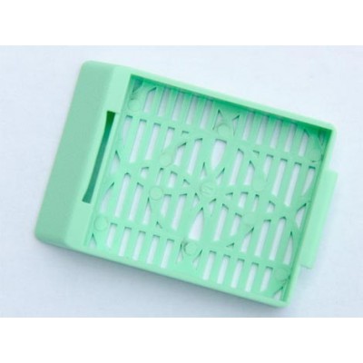 SYSTEM II+ (SLOTTED) - GREEN + LIDS (LOOSE)