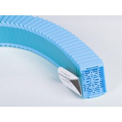 SYSTEM II+ (SLOTTED) - BLUE + LIDS (TAPED)