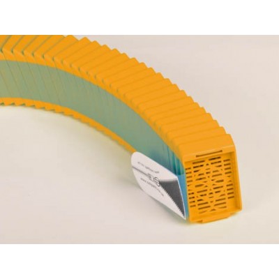 SYSTEM II+ (SLOTTED) - ORANGE + LIDS (TAPED)