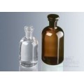 GLASS BOTTLE & STOPPER - ROUND SHOU NAR NECK AMBER - 250ml