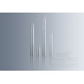 Culture medium tubes with aluminium screw caps - Made of borosilicate glass of the 1st hydrolytic class, with flat bottom