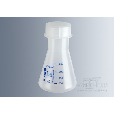Erlenmeyer flasks, plastic