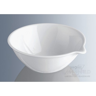 Evaporating dishes (porcelain) - Flat bottom