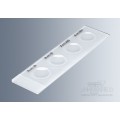 Microscope slides for blood grouping