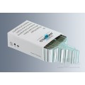 Microscope slides in tropical packing - With 90° ground edges 50 boxes in a watertight aluminium bag