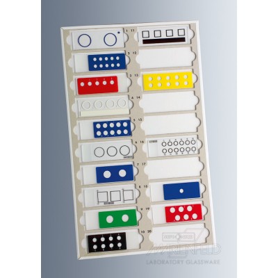 Preparation tables for microscope slides 76 x 26 mm