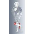 Separatory funnels with conical shape - Stopcock with NS PTFE plug, ungraduated