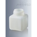 Square bottles, plastic - Wide neck
