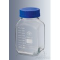Square laboratory bottles GL 80 - Clear glass