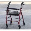 Aluminium Alloy Rollator With Basket