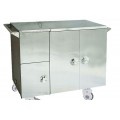 Stainless Steel Insulated Food Cart Electric Heated