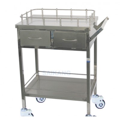 Stainless Steel Anaesthetic Trolley
