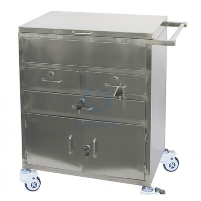 Multi-Purpose Emergency Trolley With Casters