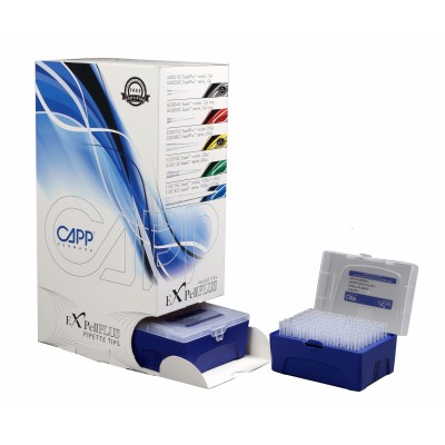 CAPP RACKED PIPETTE TIPS 1250ul