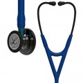 3M™ Littmann® Cardiology IV™ Diagnostic Stethoscope, High Polish Smoke-Finish Chestpiece, Navy Tube, Blue Stem and Black Headset, 69cm, 6202