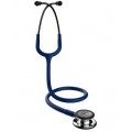 3M™ Littmann® Classic III™ Stethoscope, Mirror - Finish Chestpiece, Navy Blue Tube, Smoke Stem and Headset, 69cm, 5863